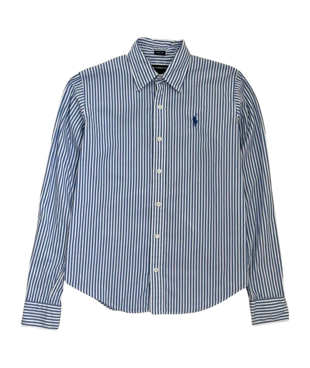 RALPH LAUREN Синяя хлопковая рубашка, фото 1