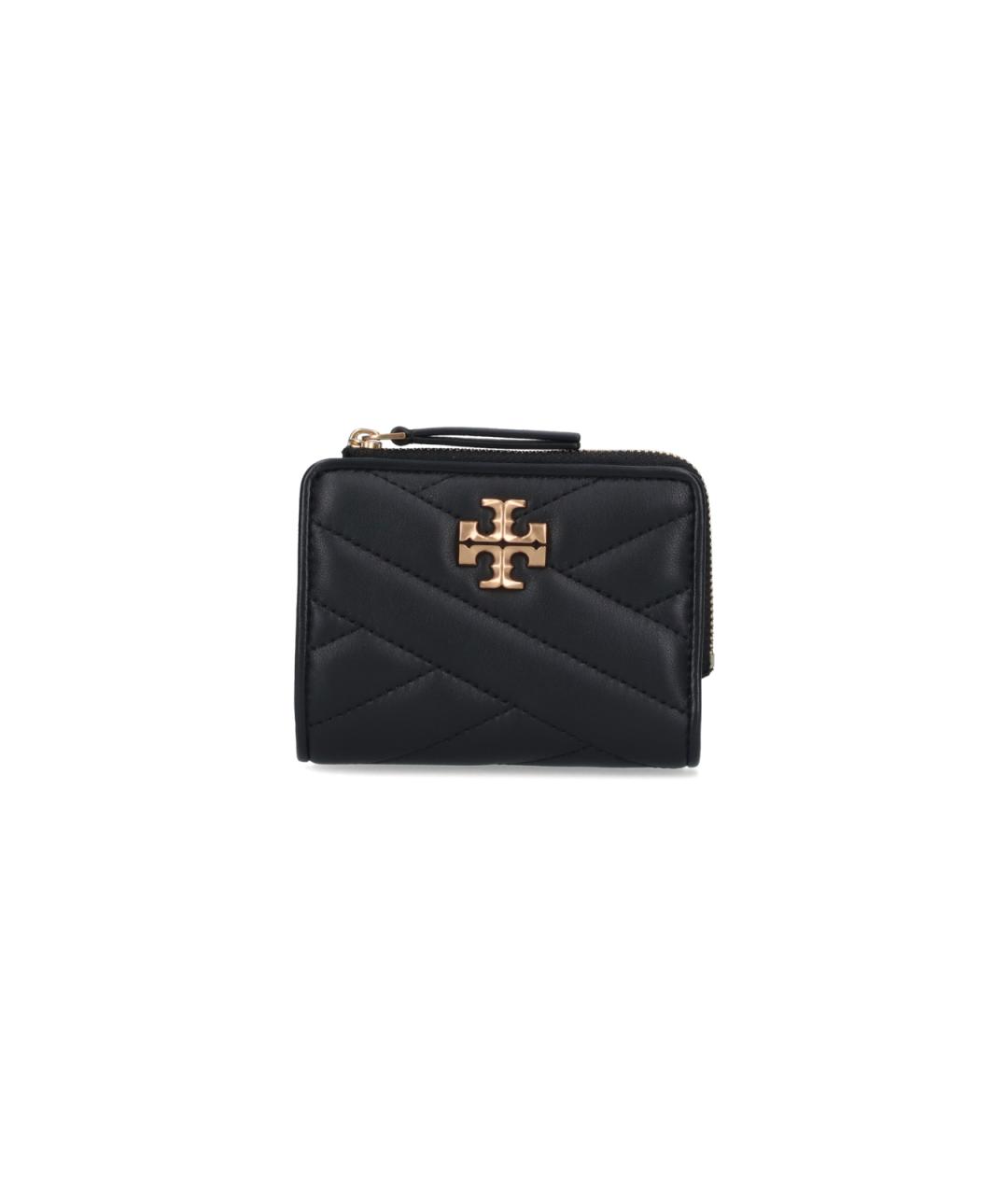 TORY BURCH Черный кожаный кошелек, фото 1
