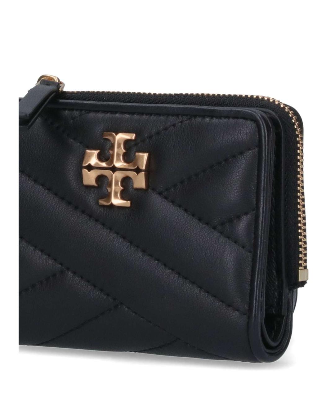 TORY BURCH Черный кожаный кошелек, фото 5