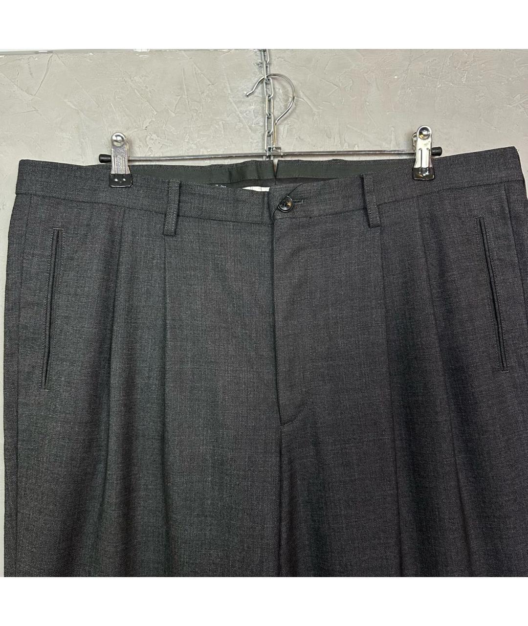 ERMENEGILDO ZEGNA XXX Антрацитовые классические брюки, фото 6