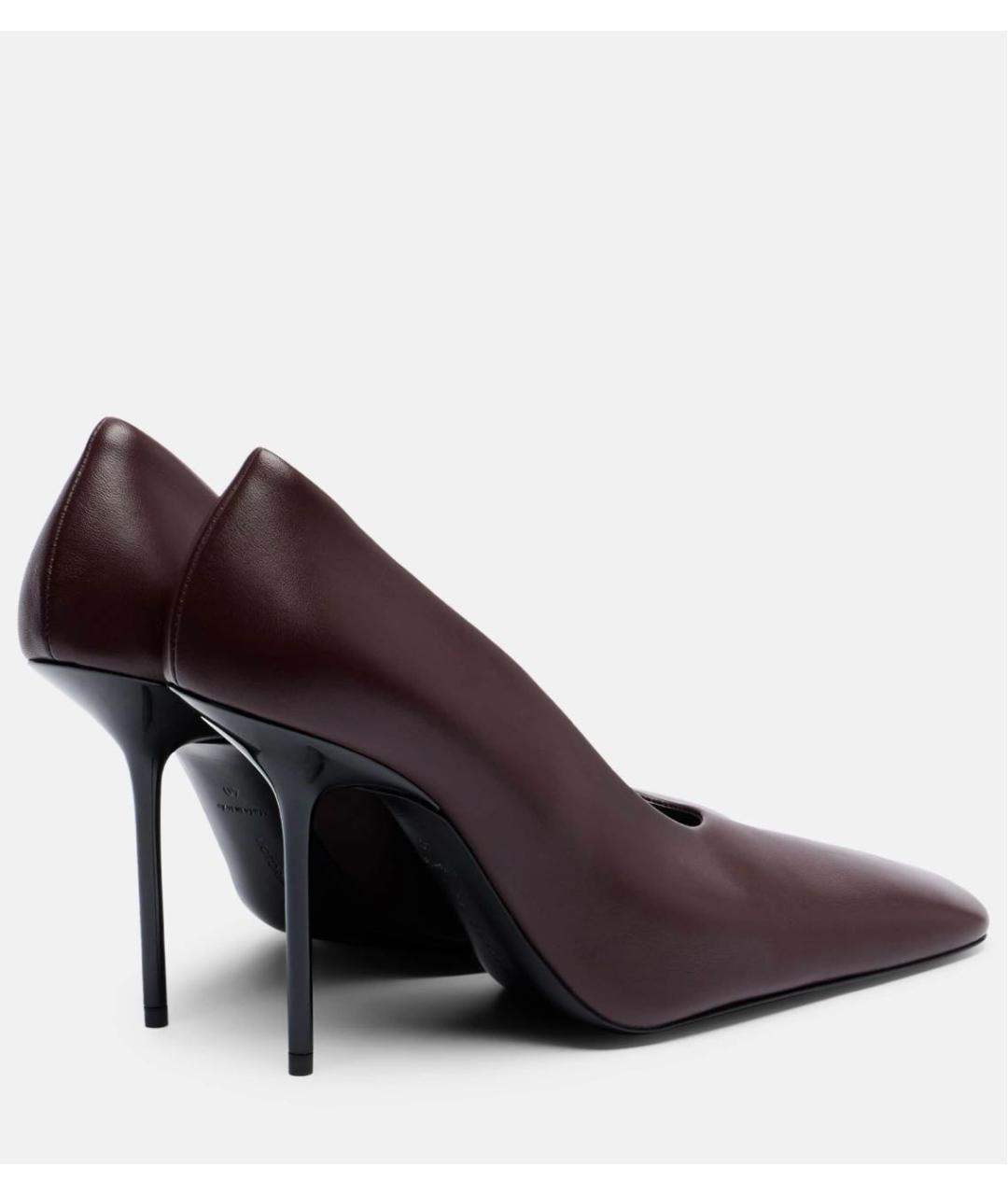 VICTORIA BECKHAM Коричневые кожаные туфли, фото 4