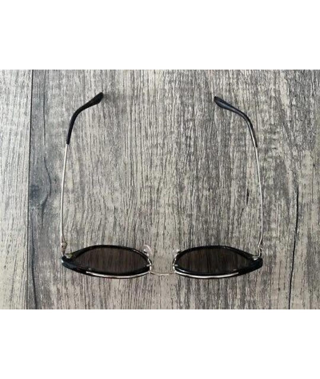 PRADA Черные пластиковые солнцезащитные очки, фото 6