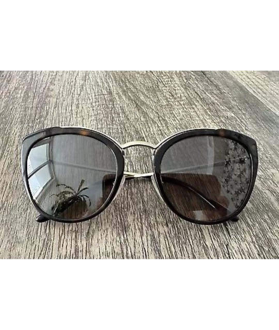 PRADA Черные пластиковые солнцезащитные очки, фото 4