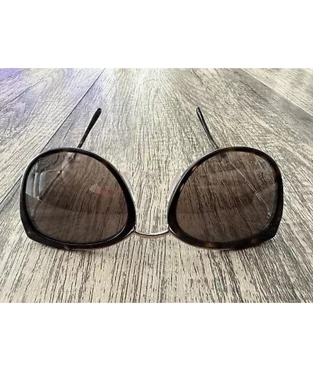 PRADA Черные пластиковые солнцезащитные очки, фото 5