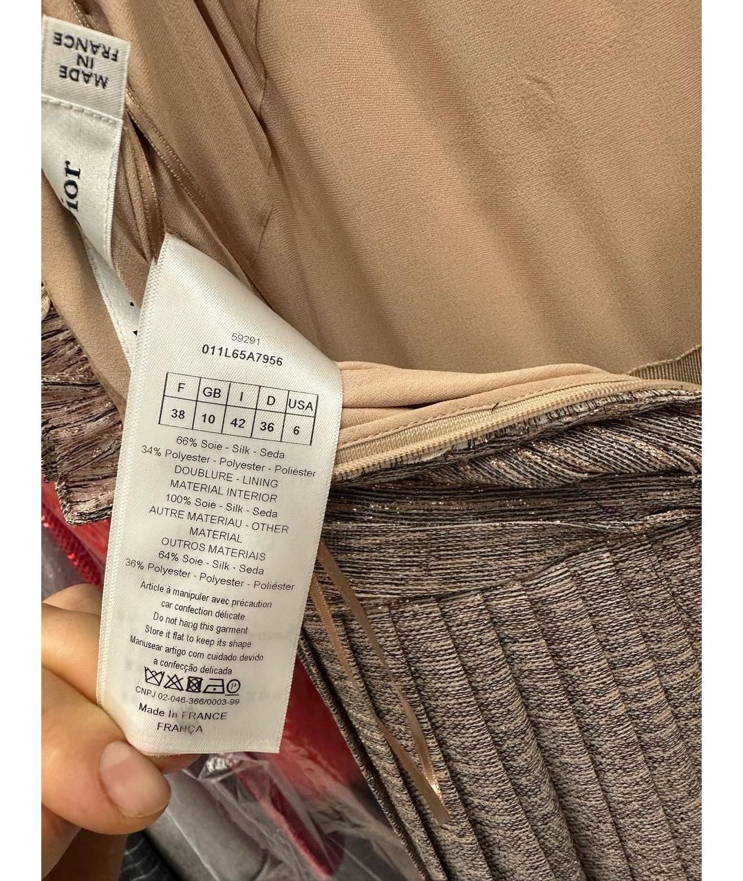 CHRISTIAN DIOR Шелковое вечернее платье, фото 5