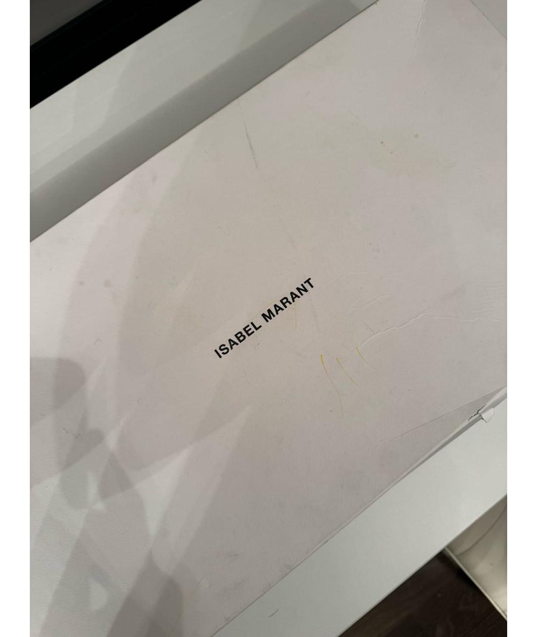 ISABEL MARANT Черные кожаные сапоги, фото 6