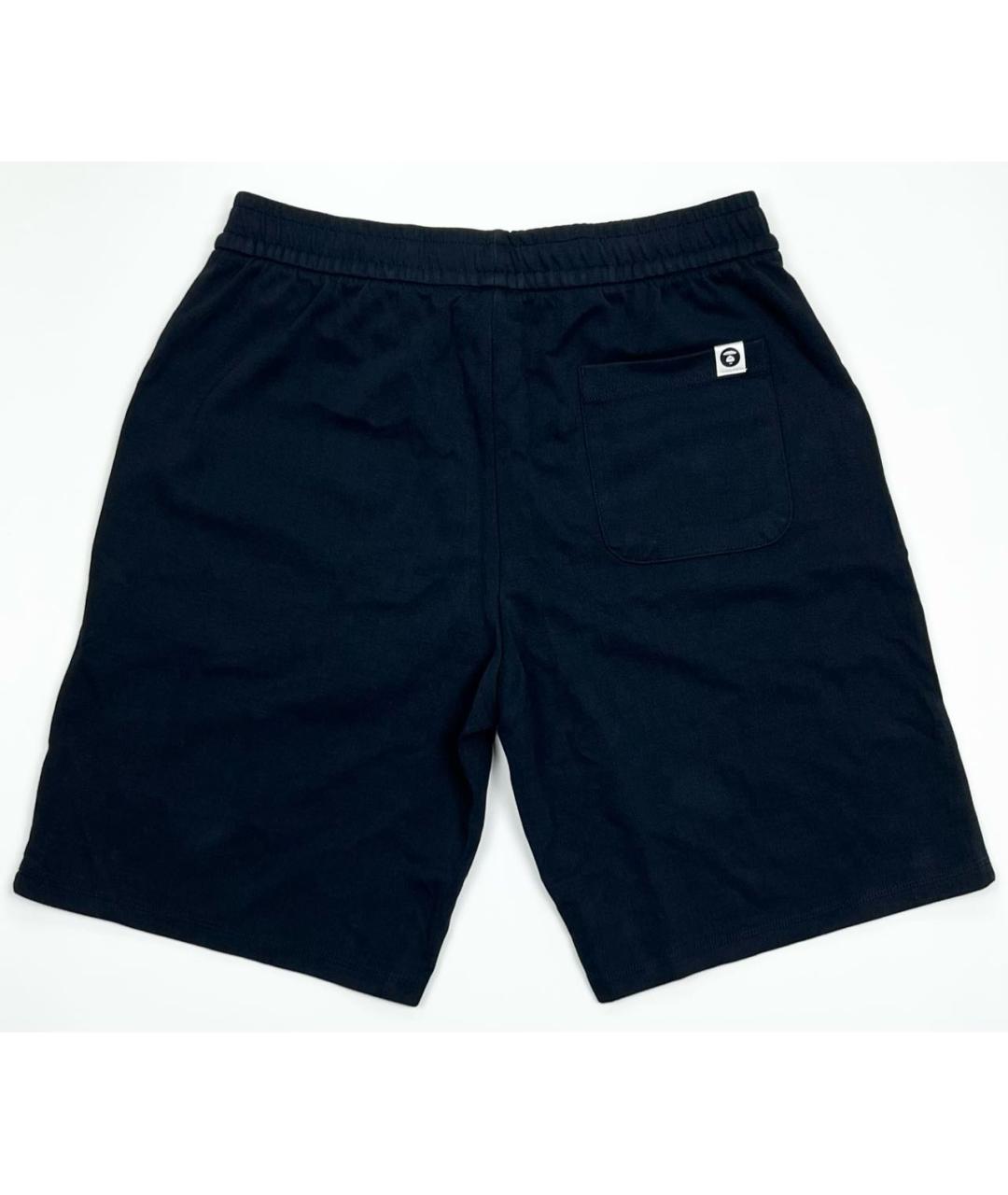 A BATHING APE Темно-синие хлопковые шорты, фото 2