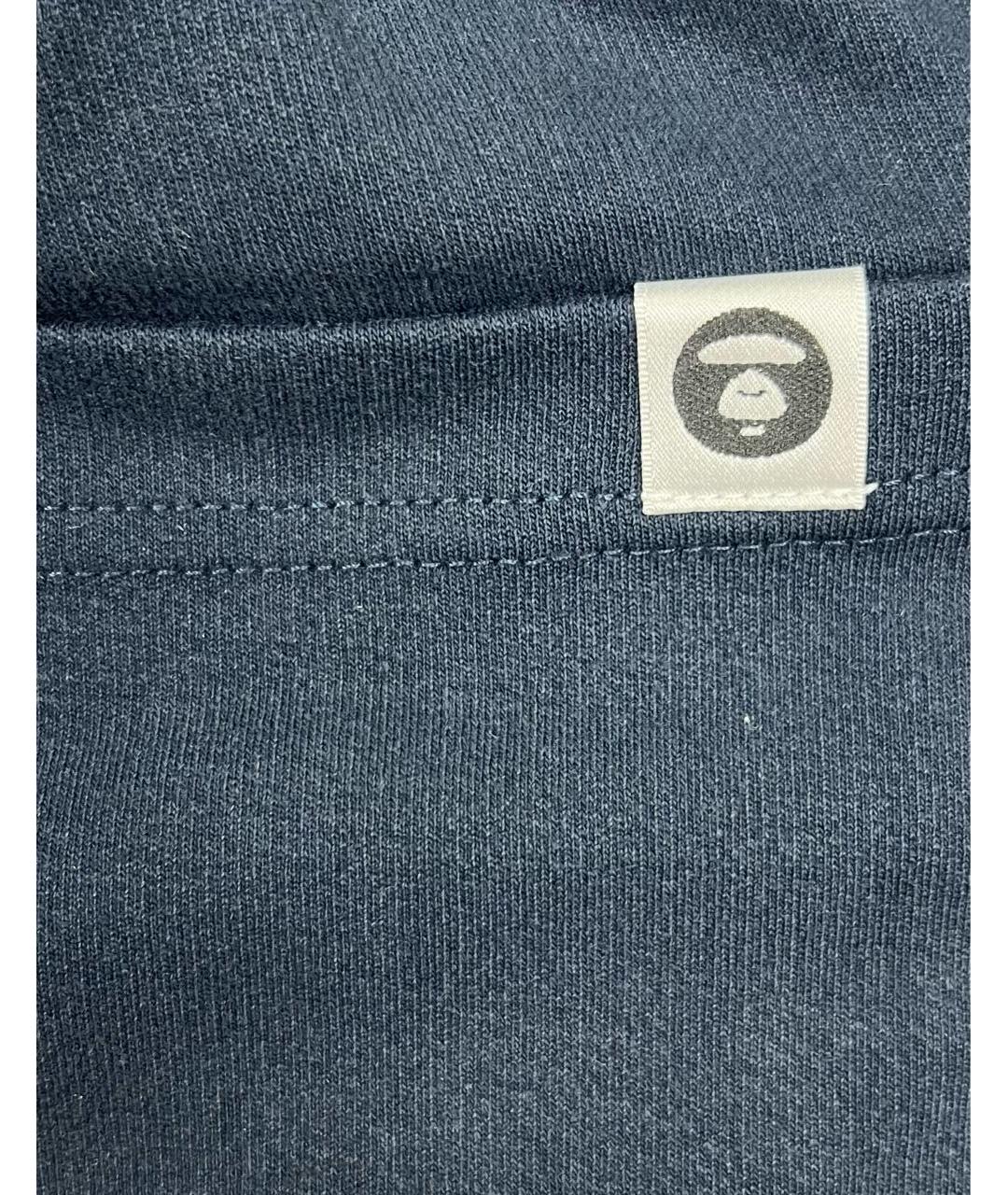 A BATHING APE Темно-синие хлопковые шорты, фото 5