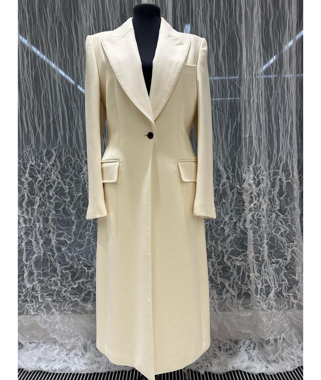 TOM FORD Белое шелковое пальто, фото 8