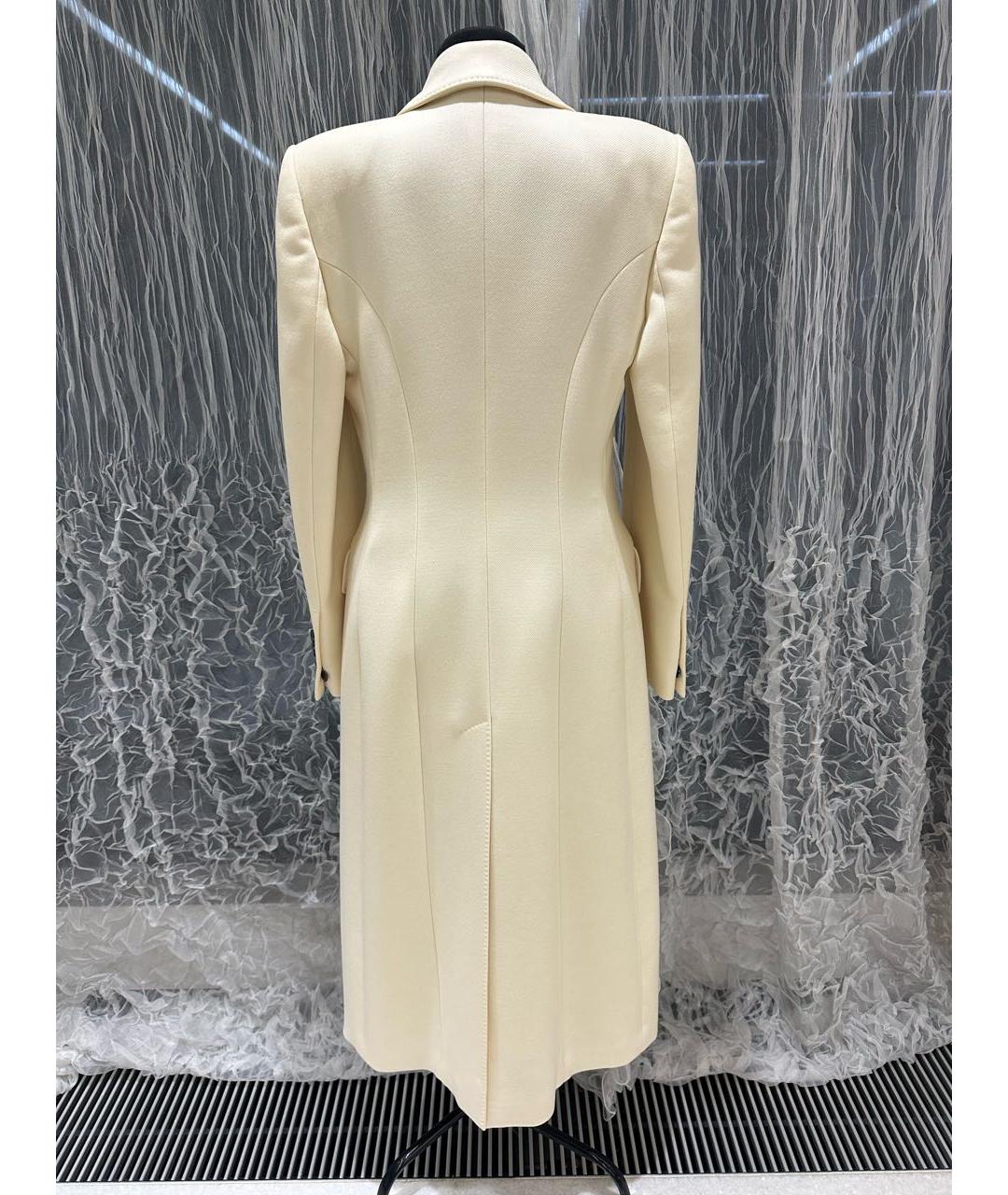 TOM FORD Белое шелковое пальто, фото 3