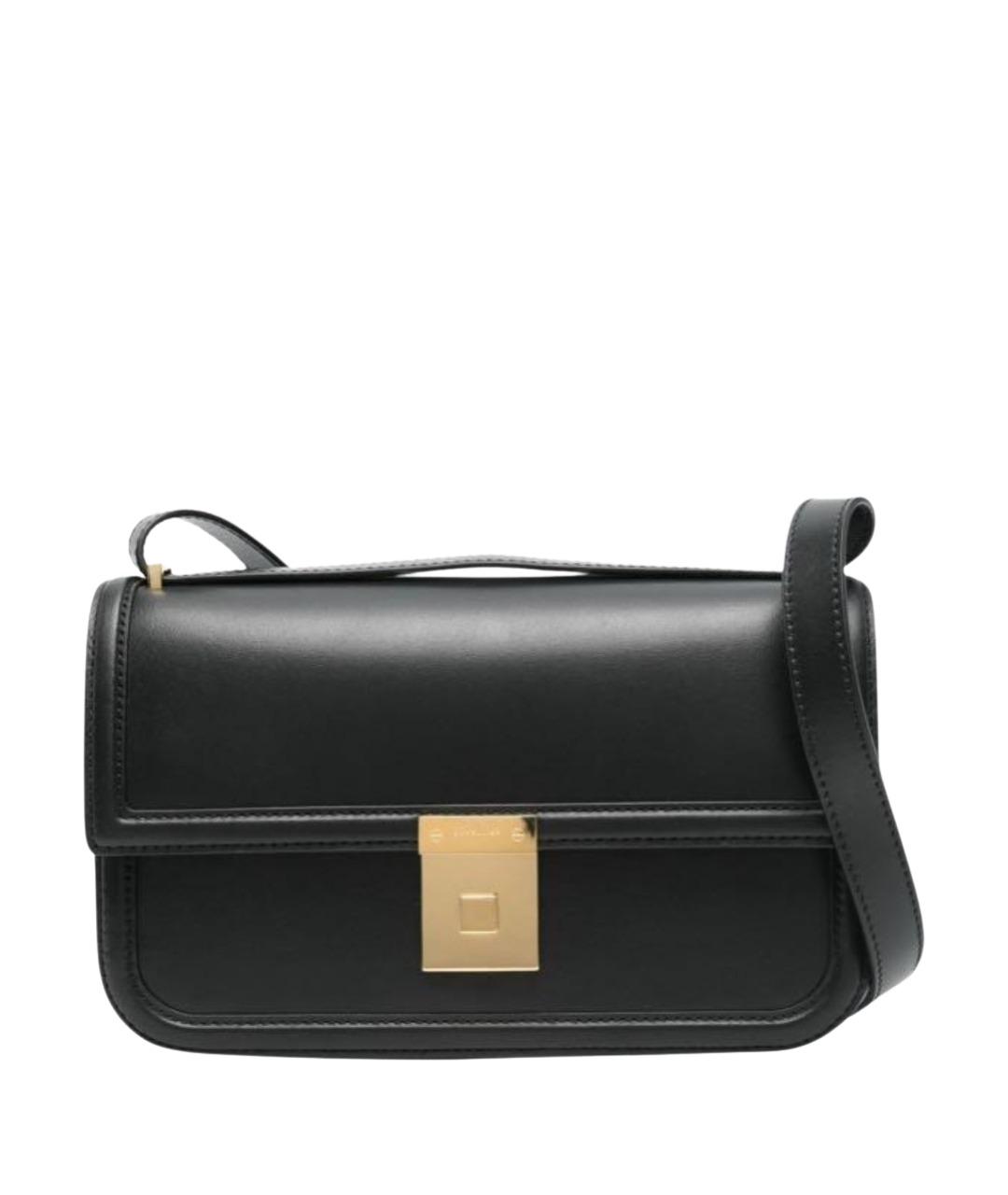DEMELLIER Черная кожаная сумка через плечо, фото 1