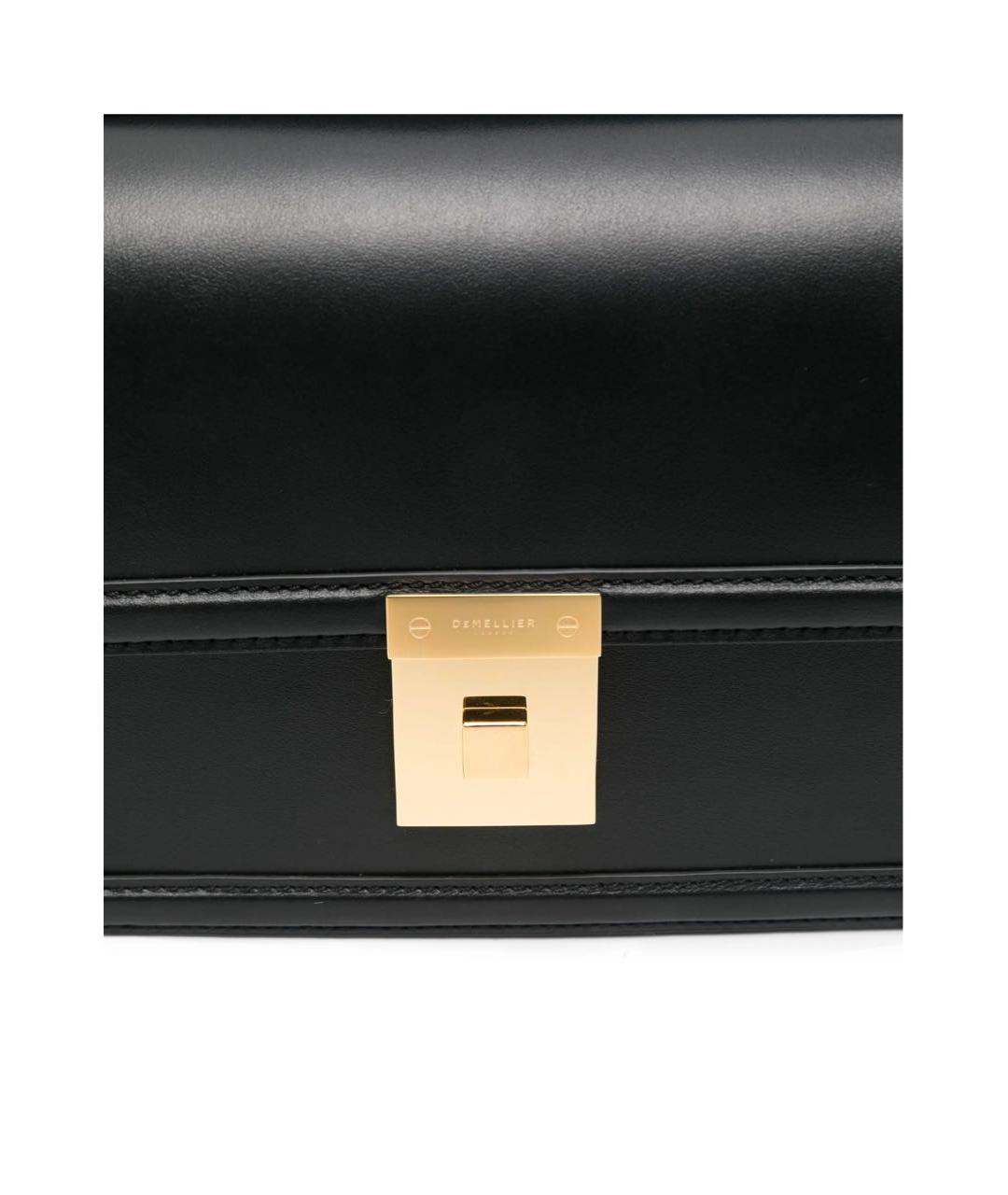 DEMELLIER Черная кожаная сумка через плечо, фото 3