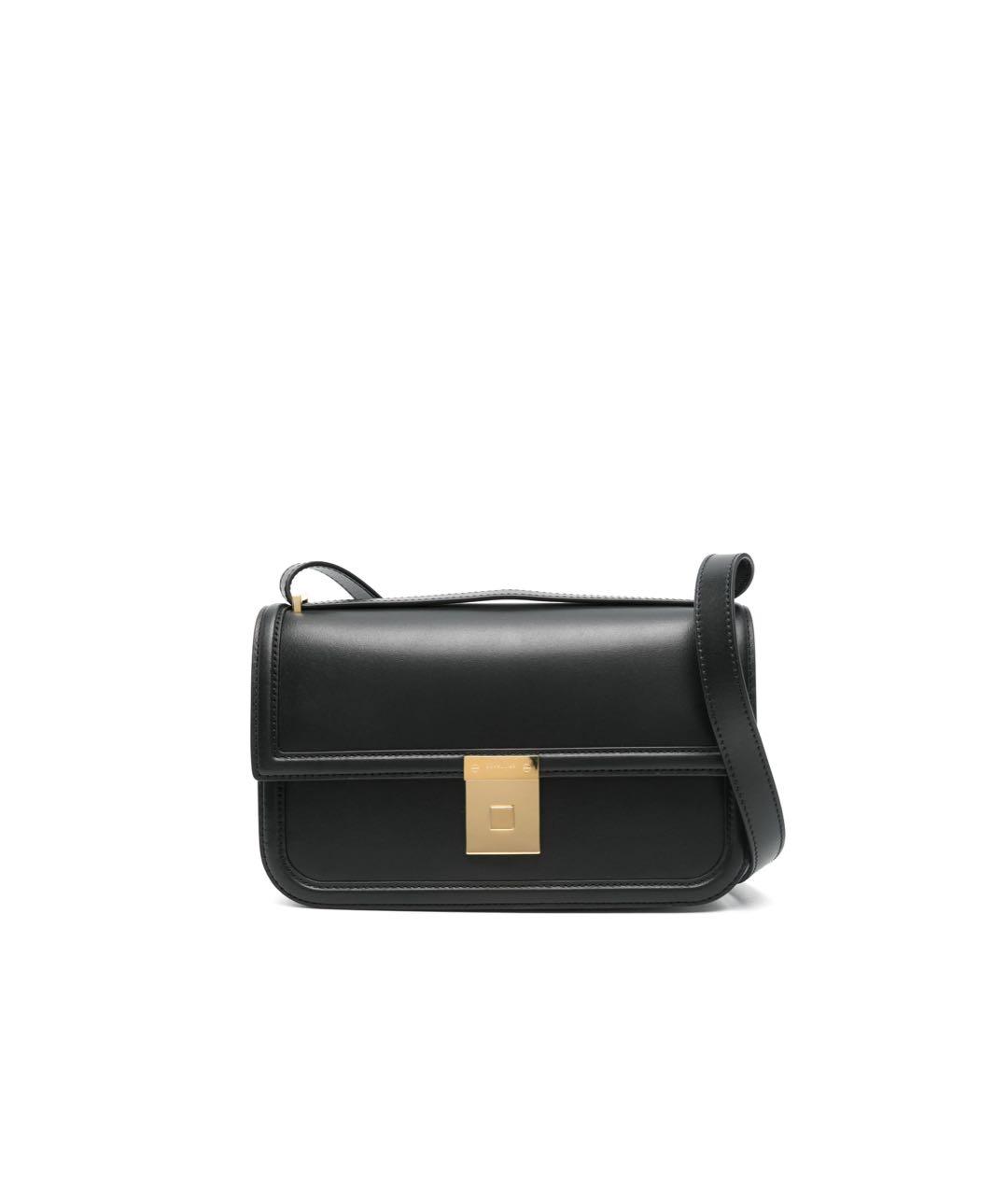 DEMELLIER Черная кожаная сумка через плечо, фото 6