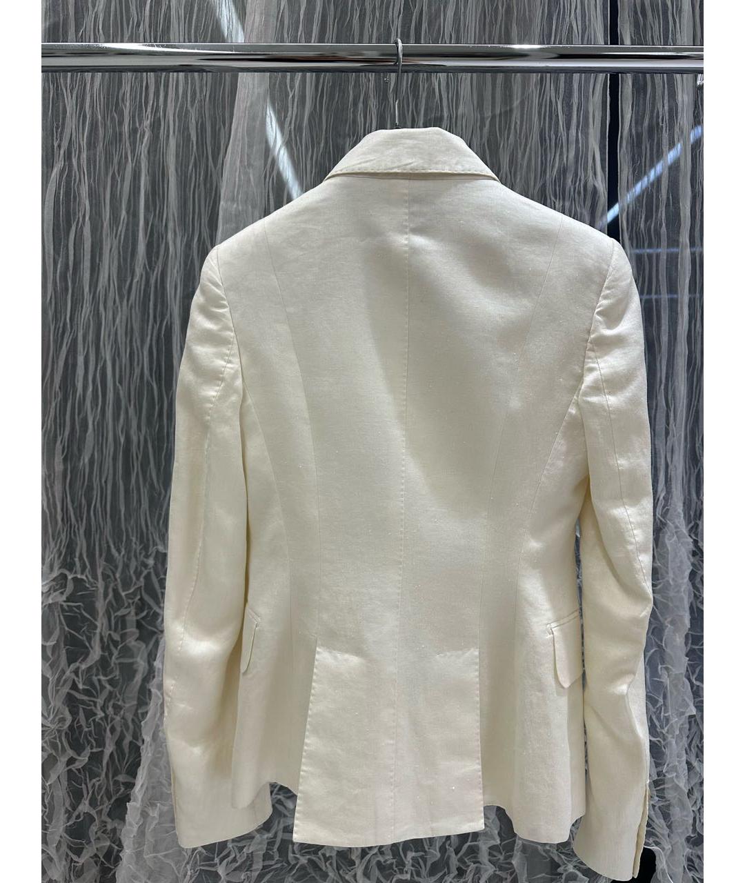 TOM FORD Белый льняной жакет/пиджак, фото 2