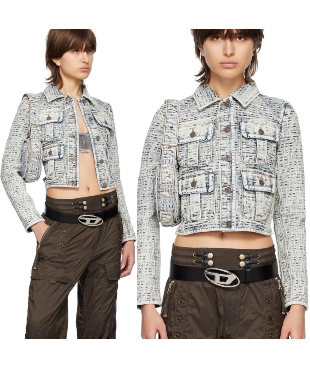 DIESEL Голубая деним куртка, фото 3