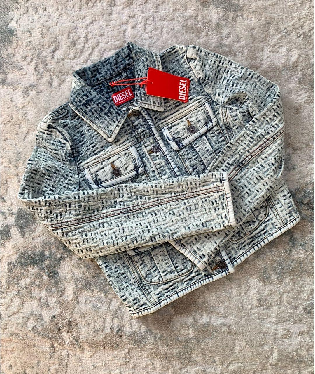 DIESEL Голубая деним куртка, фото 4