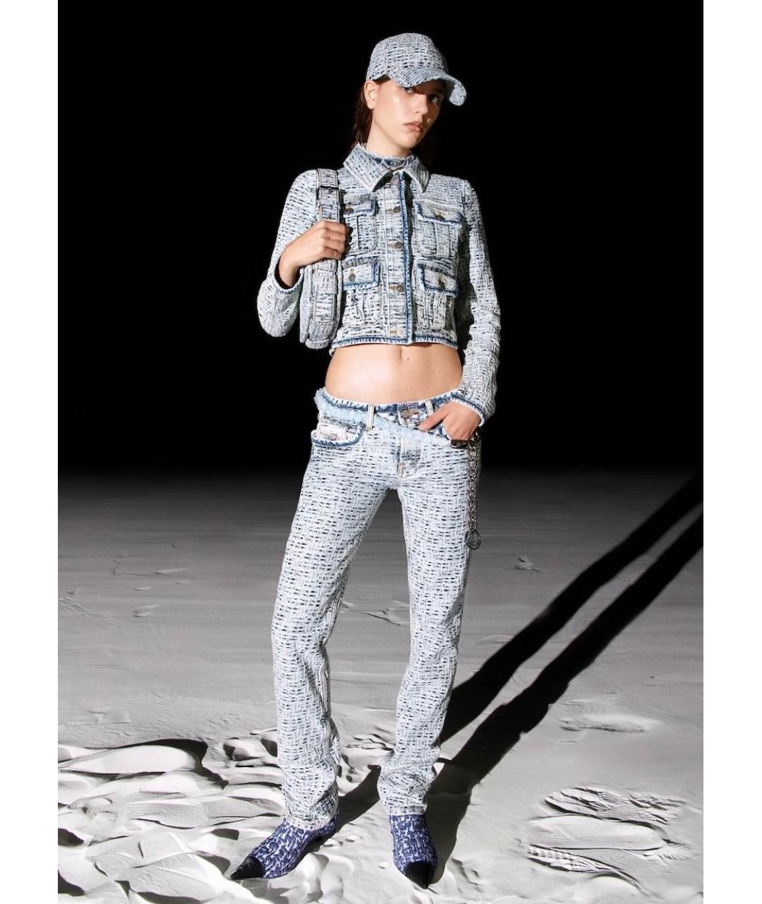 DIESEL Голубая деним куртка, фото 2