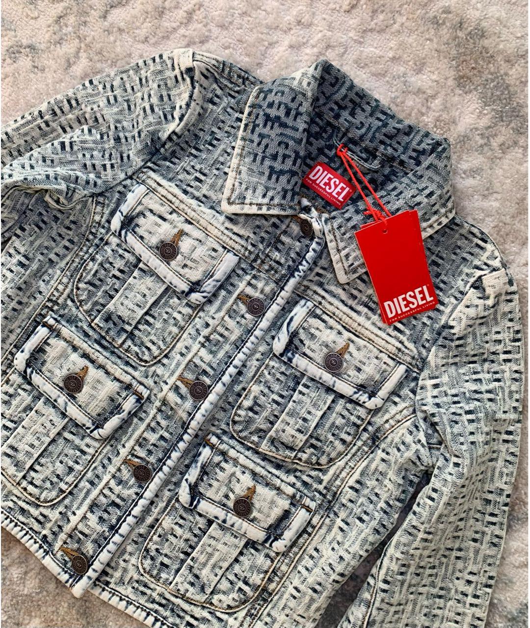 DIESEL Голубая деним куртка, фото 7