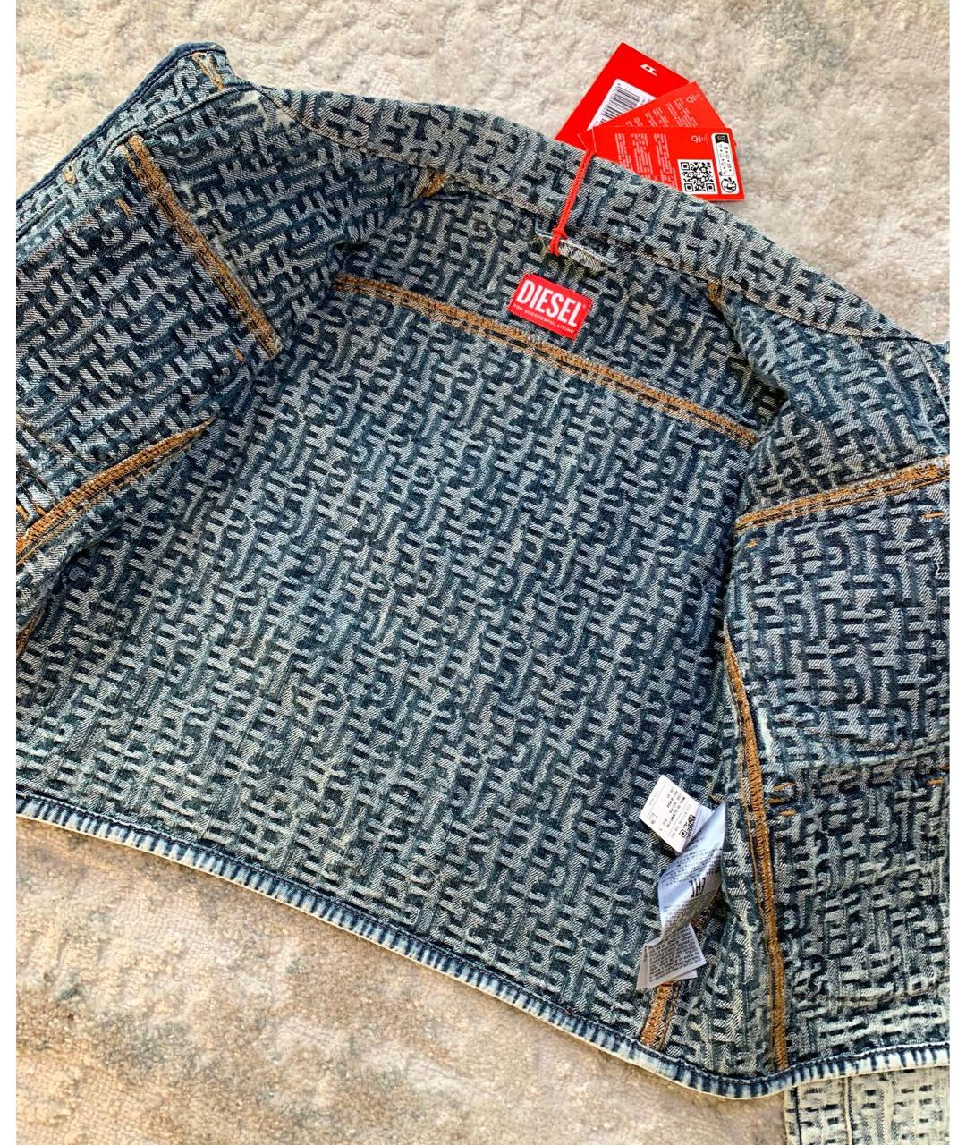 DIESEL Голубая деним куртка, фото 8