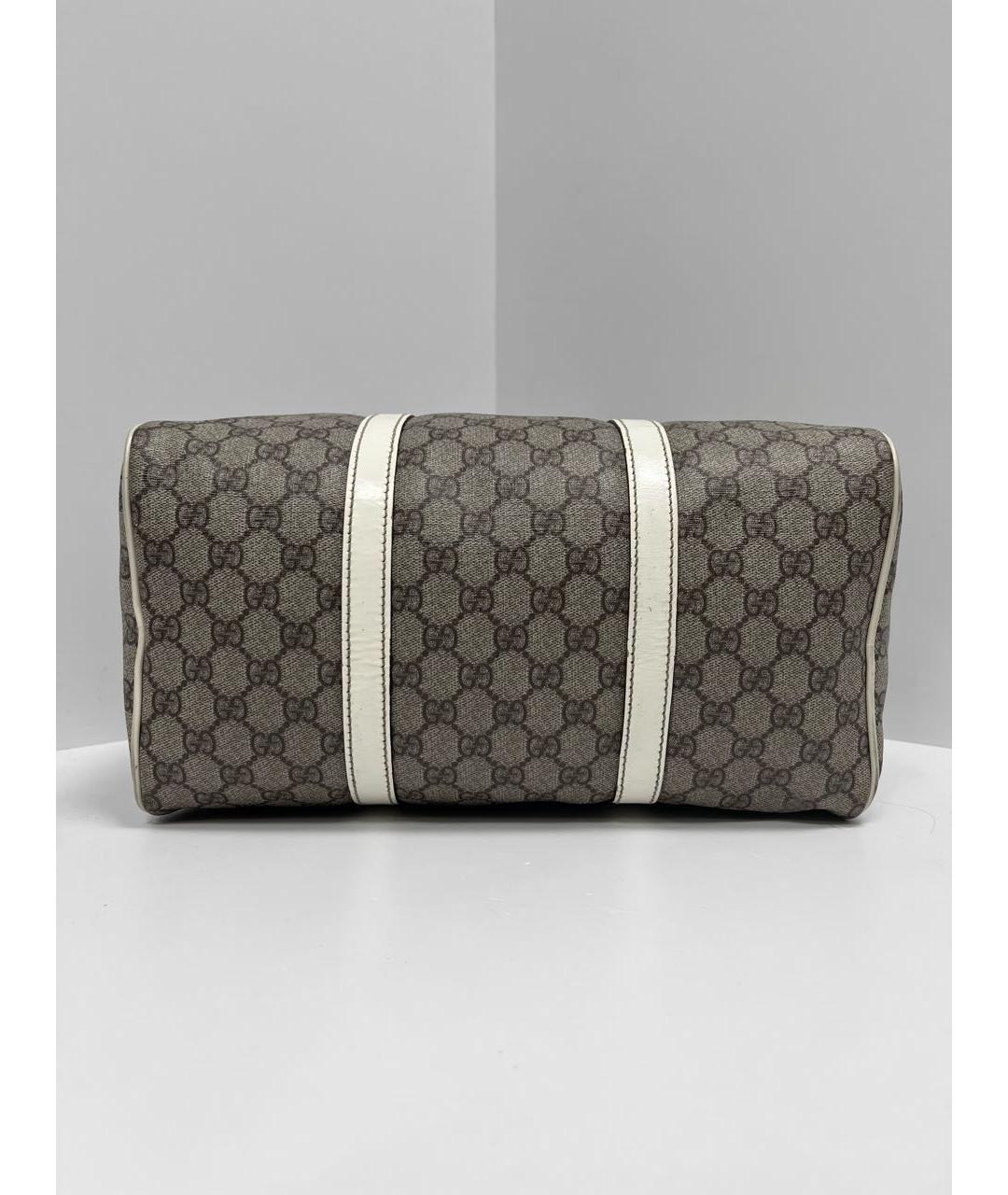 GUCCI Коричневая кожаная сумка с короткими ручками, фото 6