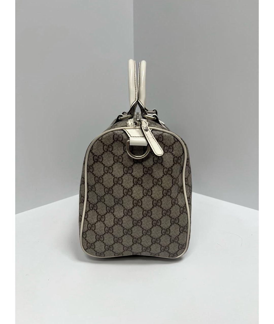 GUCCI Коричневая кожаная сумка с короткими ручками, фото 5