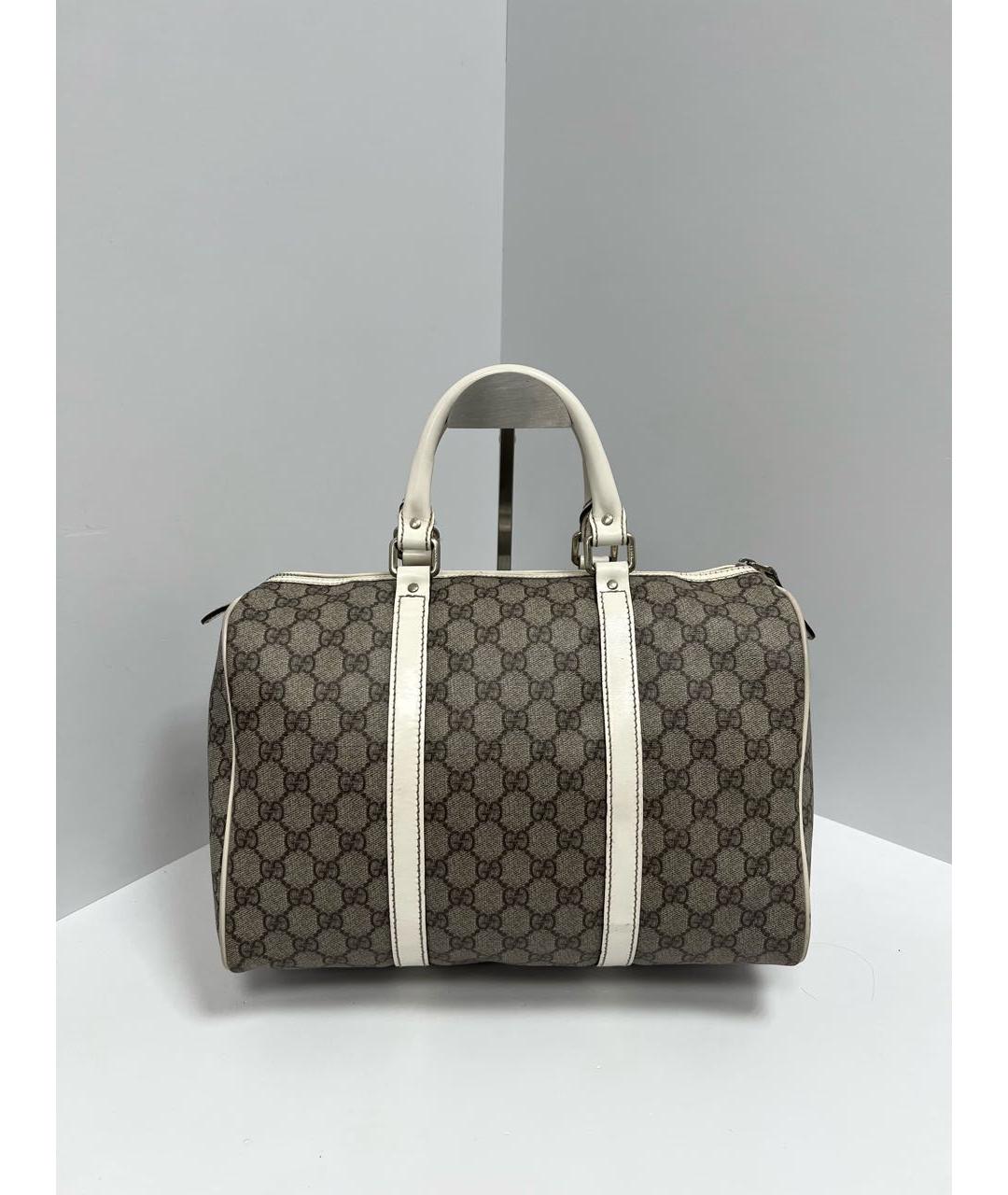 GUCCI Коричневая кожаная сумка с короткими ручками, фото 3