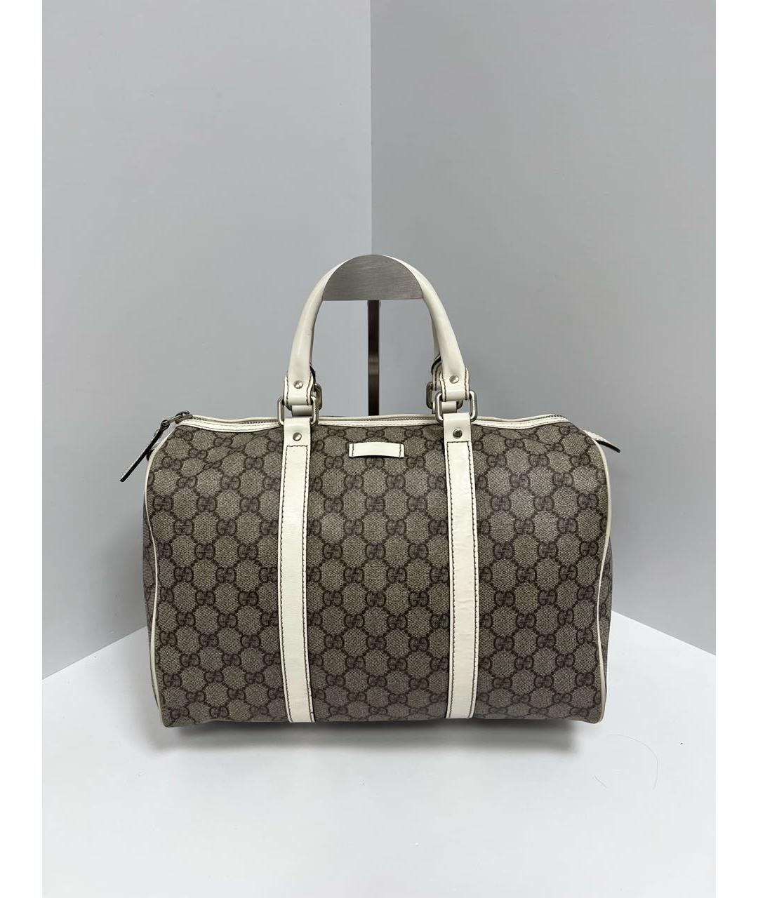 GUCCI Коричневая кожаная сумка с короткими ручками, фото 8