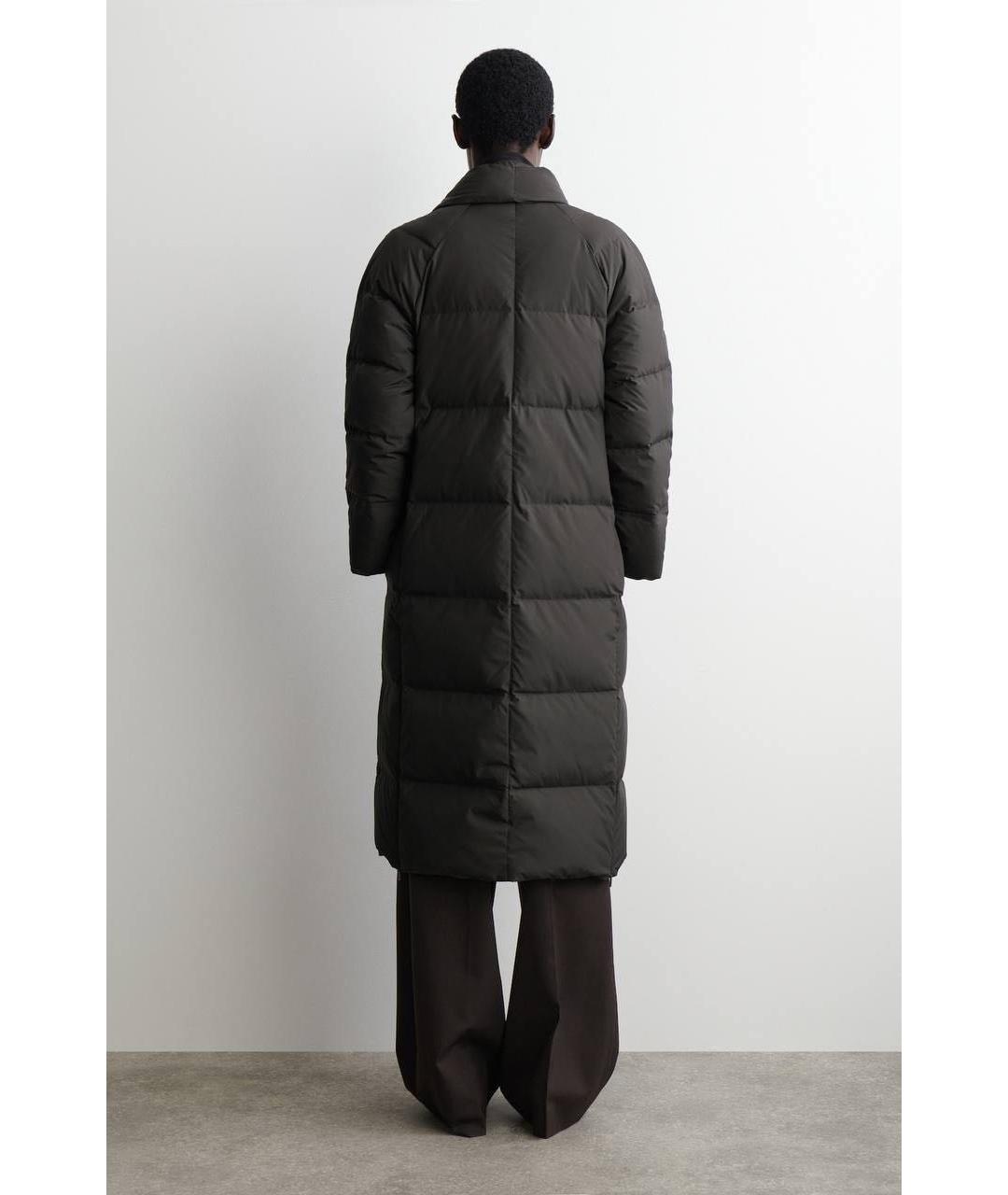 COS Коричневый полиамидовый пуховик, фото 3