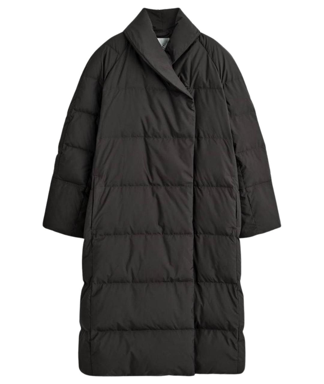 COS Коричневый полиамидовый пуховик, фото 1