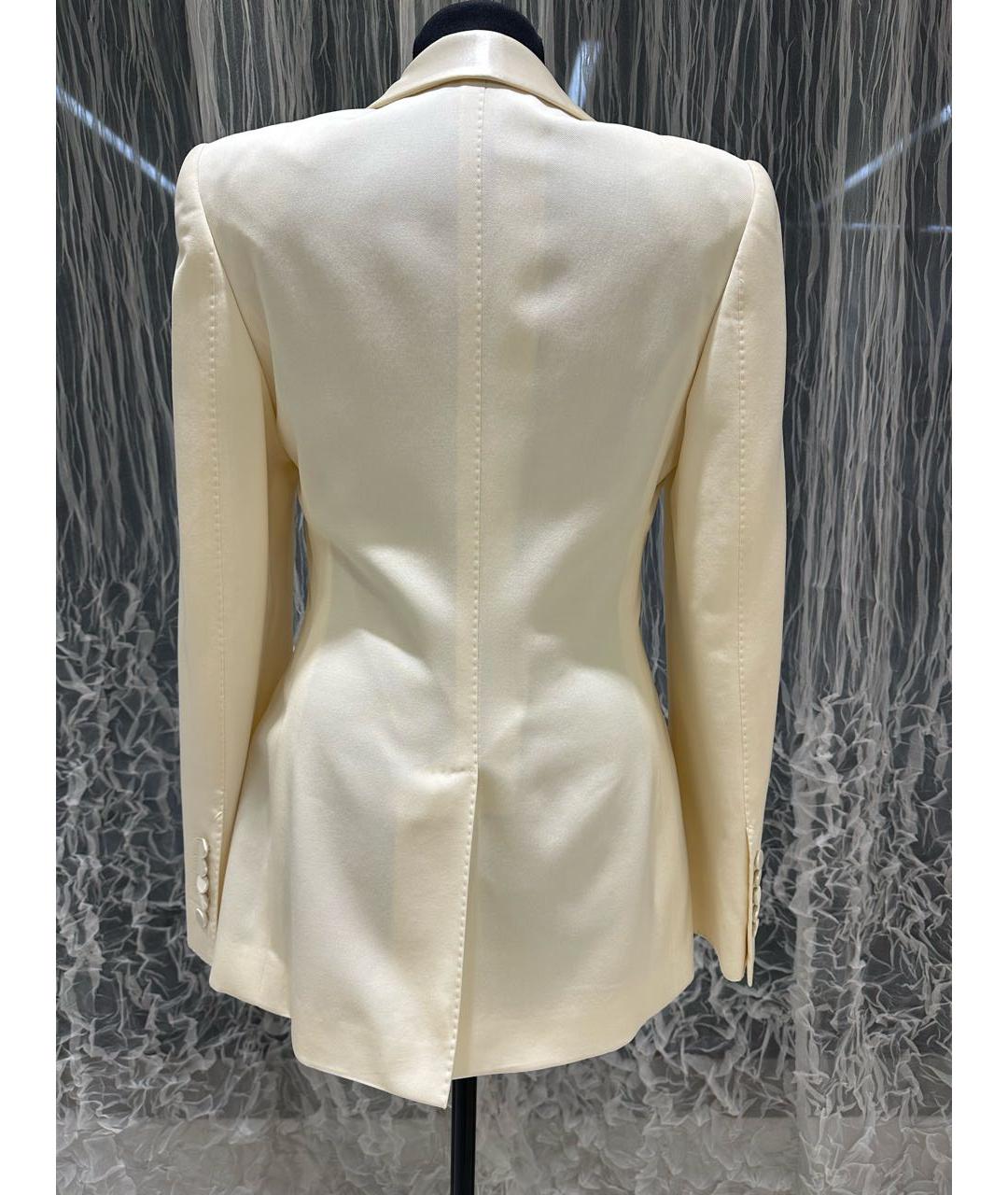 TOM FORD Белый шелковый жакет/пиджак, фото 2