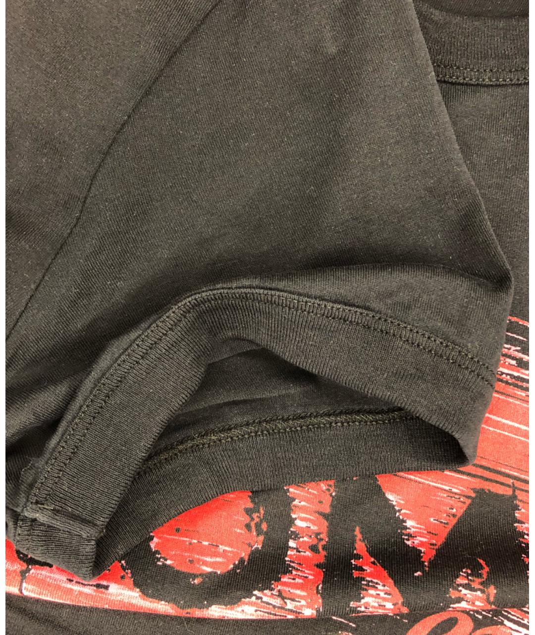 DOLCE&GABBANA Черная хлопковая футболка, фото 4