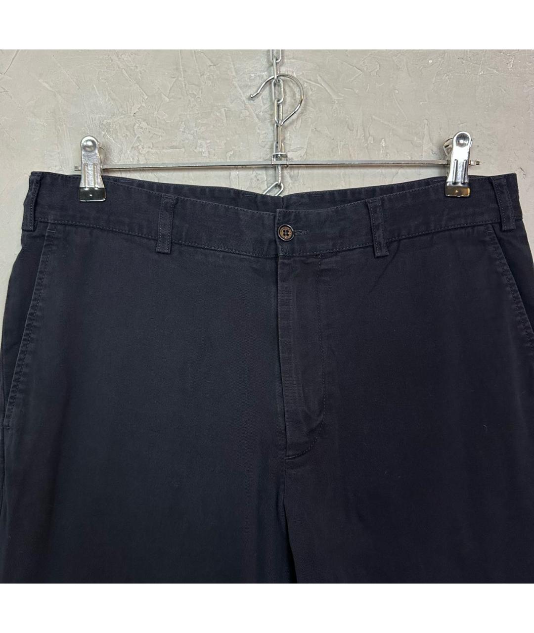 PAUL & SHARK Темно-синие хлопко-эластановые брюки чинос, фото 5