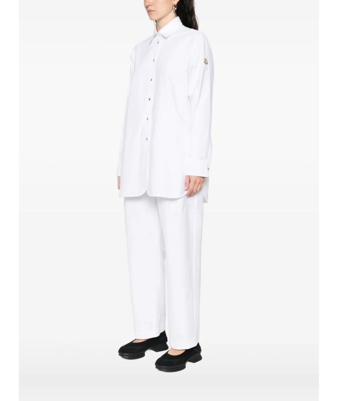 MONCLER Белая хлопковая куртка, фото 3