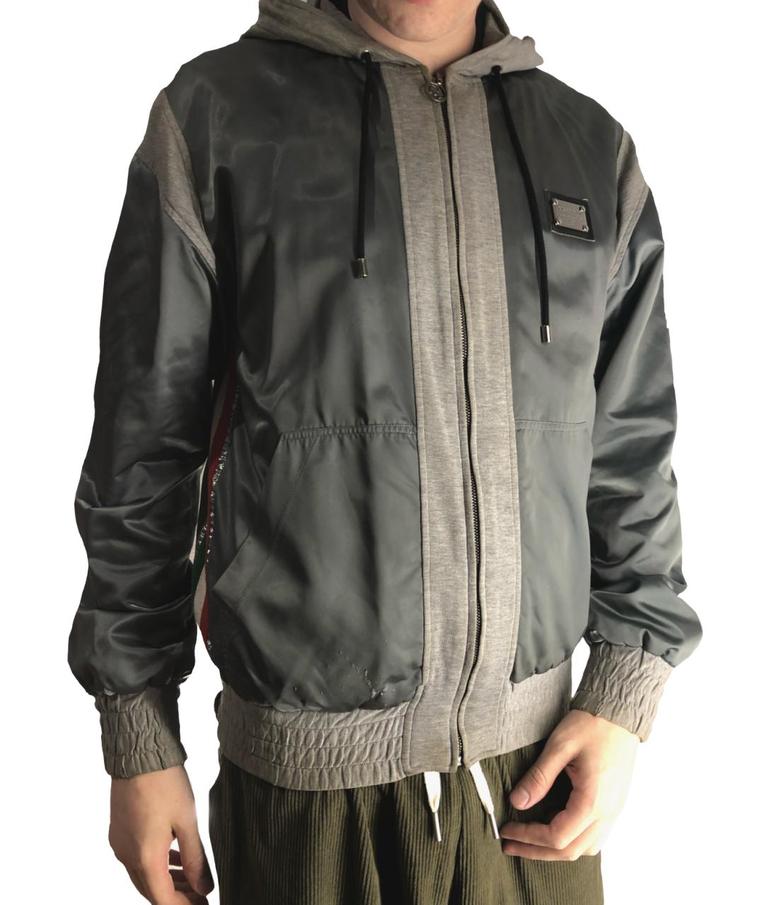 DOLCE&GABBANA Серебряная куртка, фото 2