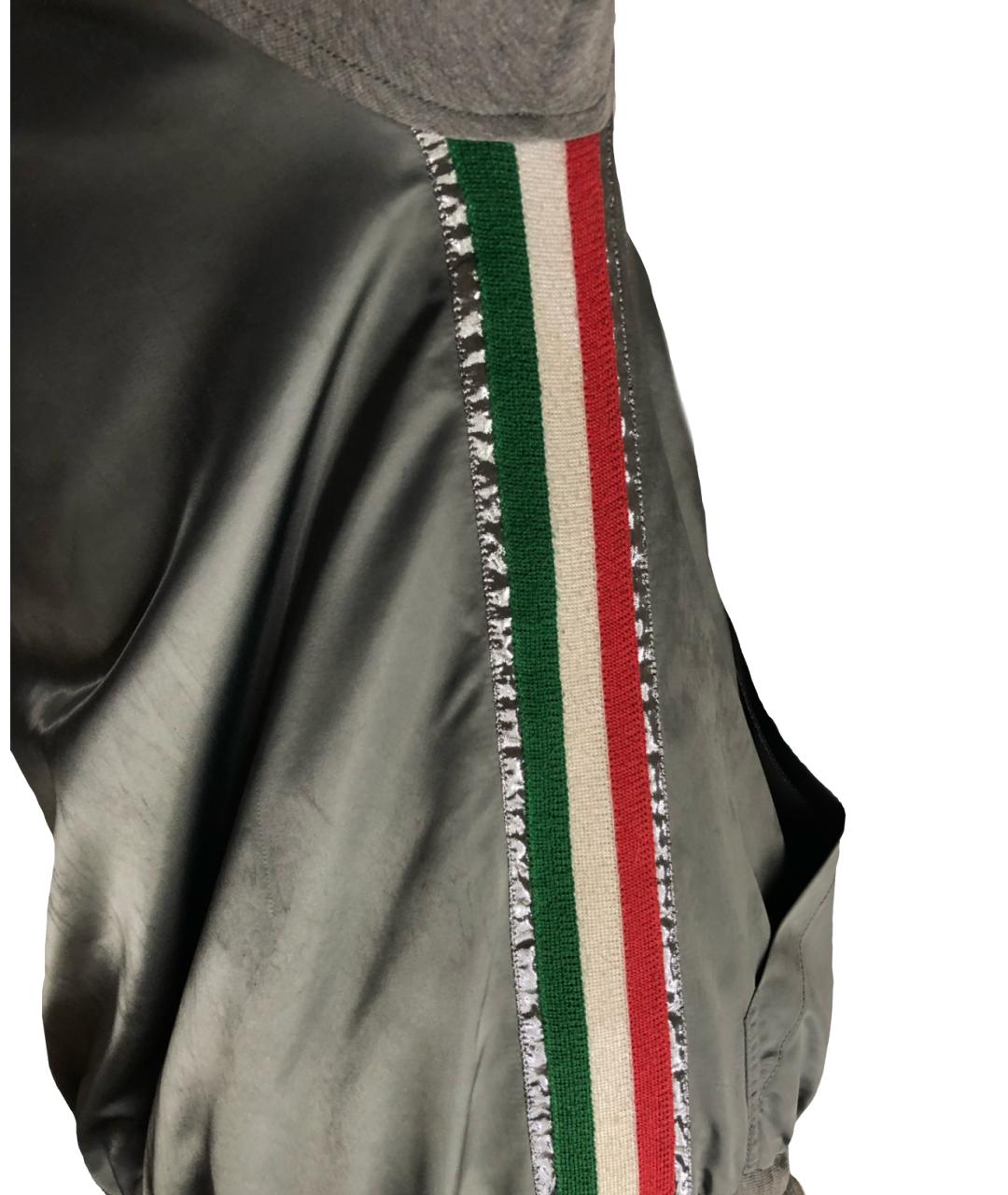 DOLCE&GABBANA Серебряная куртка, фото 4