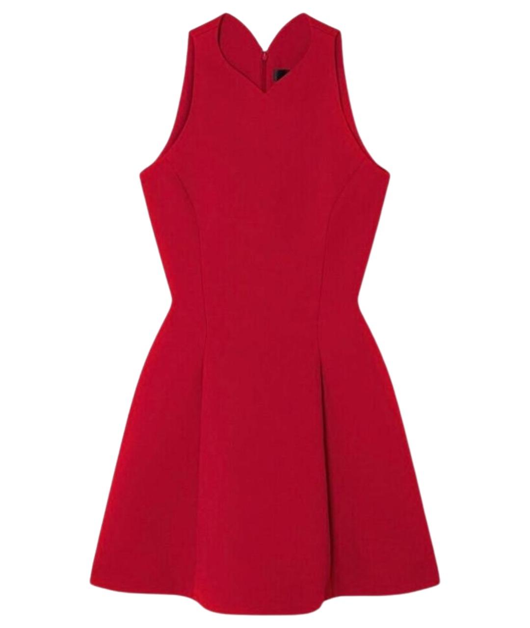 VERSACE Красное вискозное коктейльное платье, фото 1