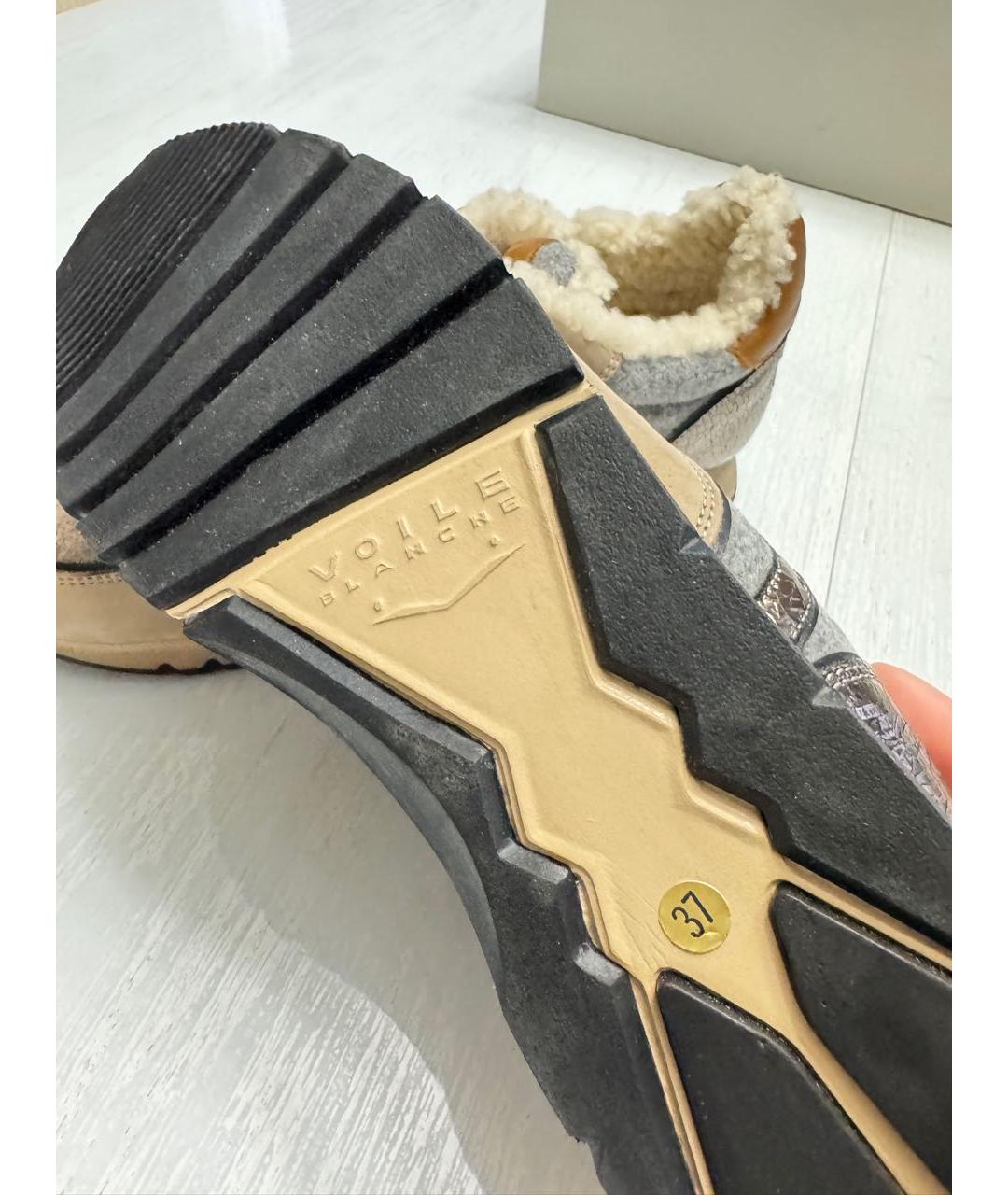 BLANCHA Коричневые нубуковые кроссовки, фото 5