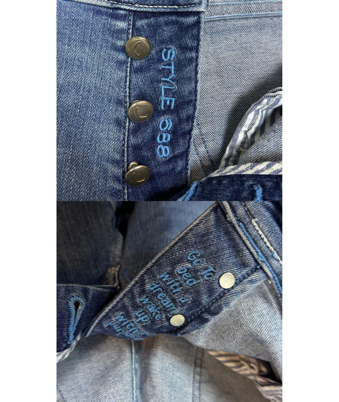 JACOB COHEN Синие хлопко-эластановые джинсы скинни, фото 5