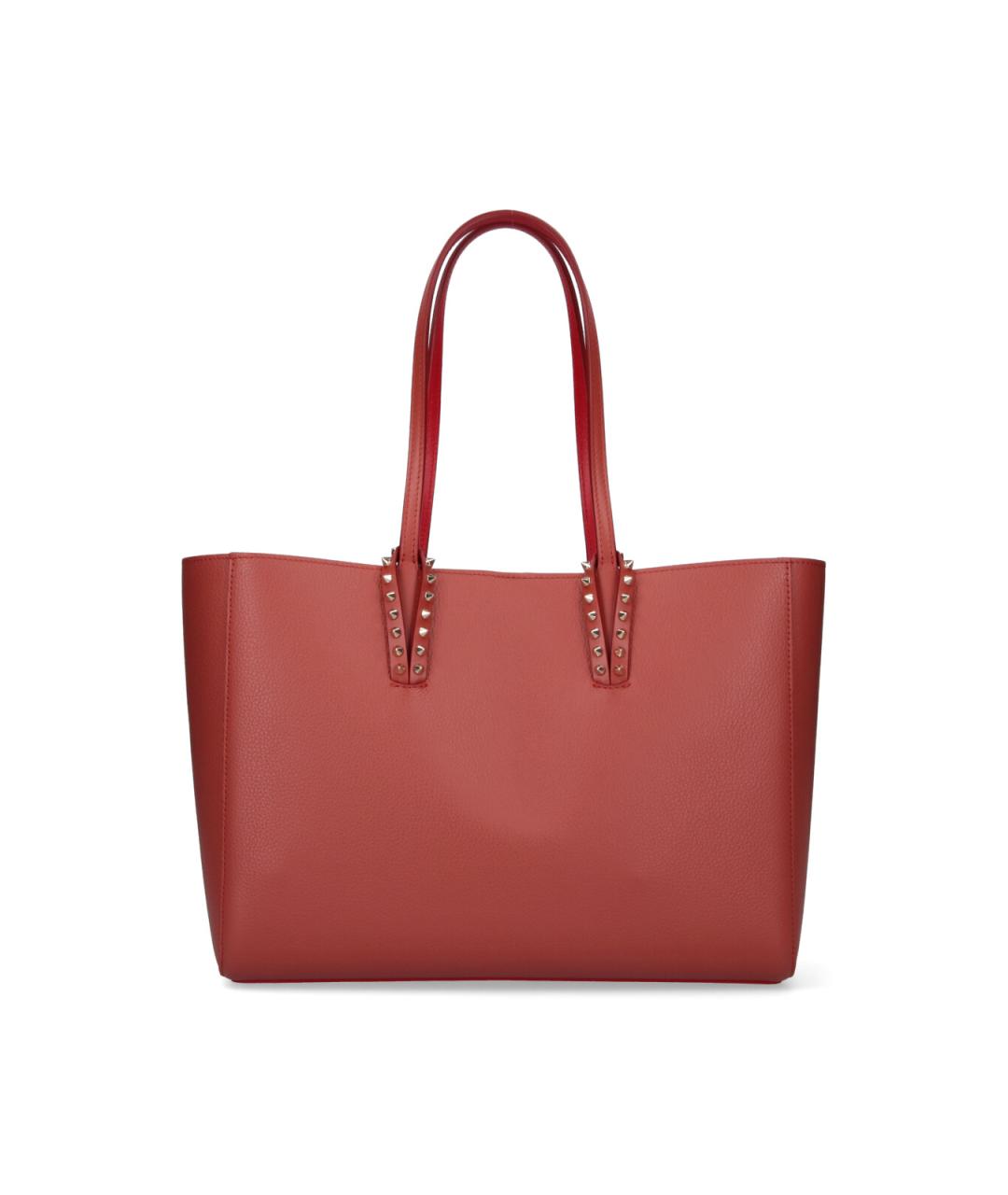 CHRISTIAN LOUBOUTIN Красная кожаная сумка тоут, фото 1