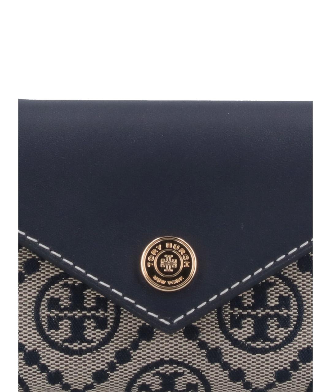 TORY BURCH Синий кошелек, фото 4