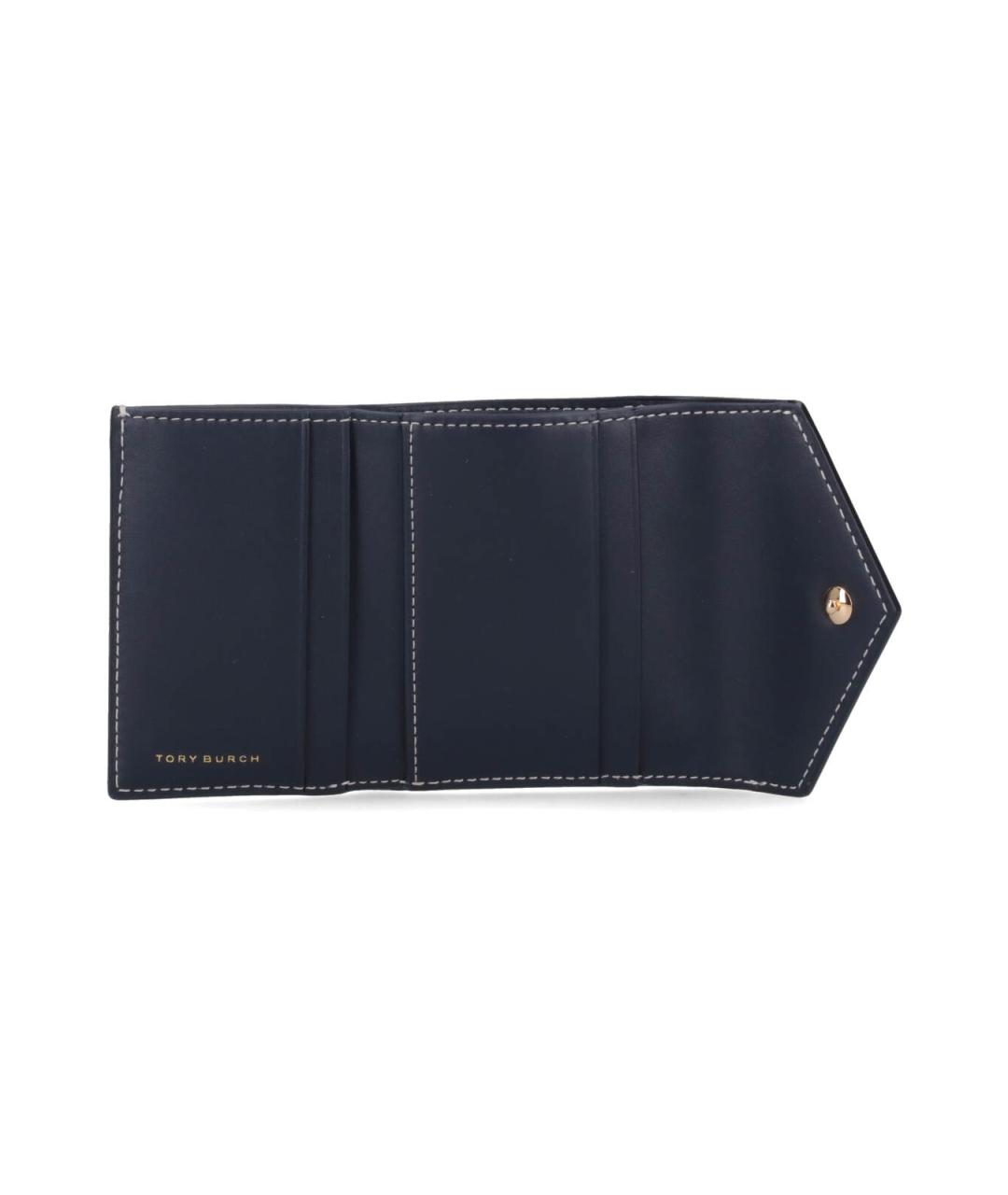 TORY BURCH Синий кошелек, фото 2