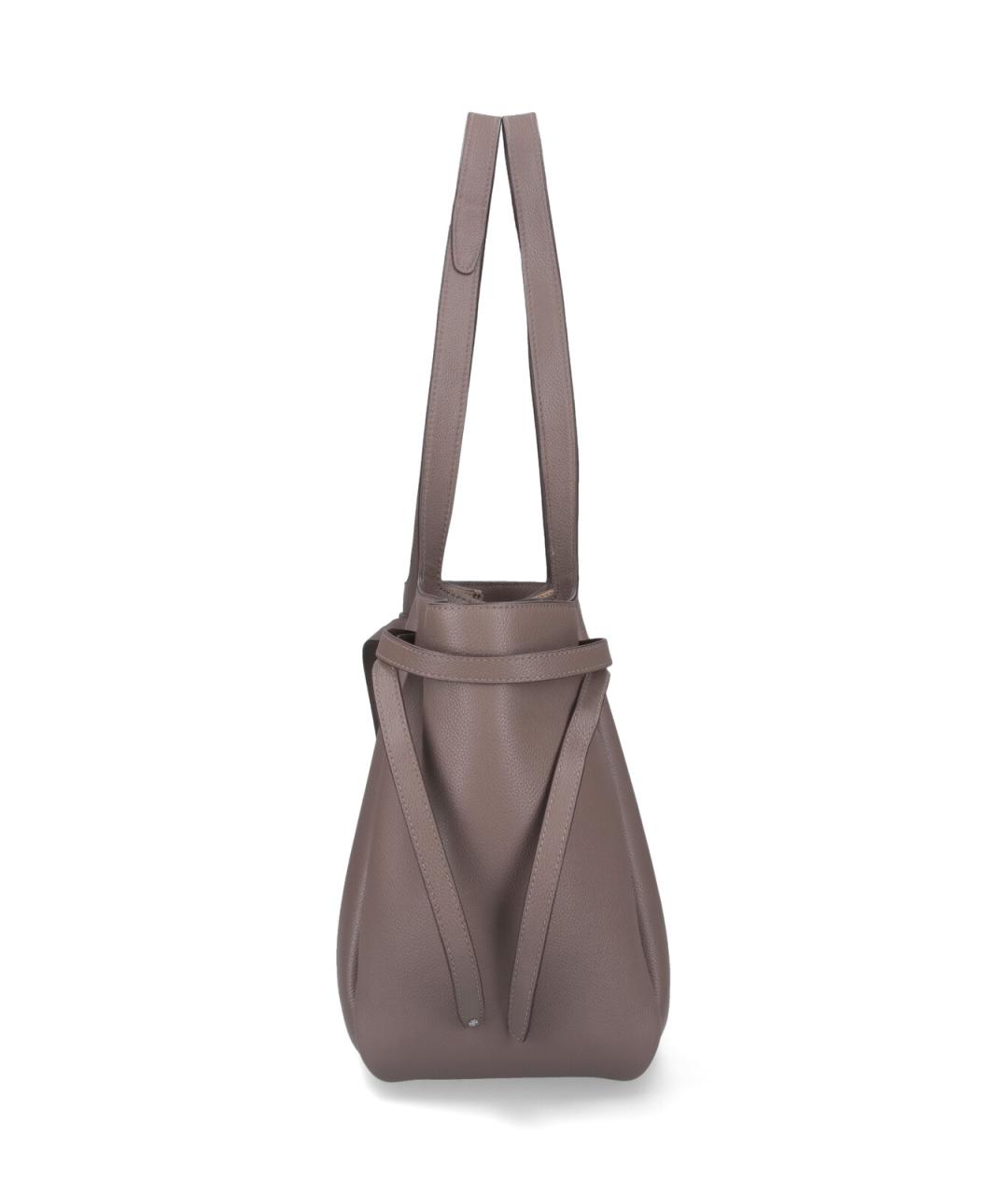 TORY BURCH Коричневая кожаная сумка тоут, фото 5