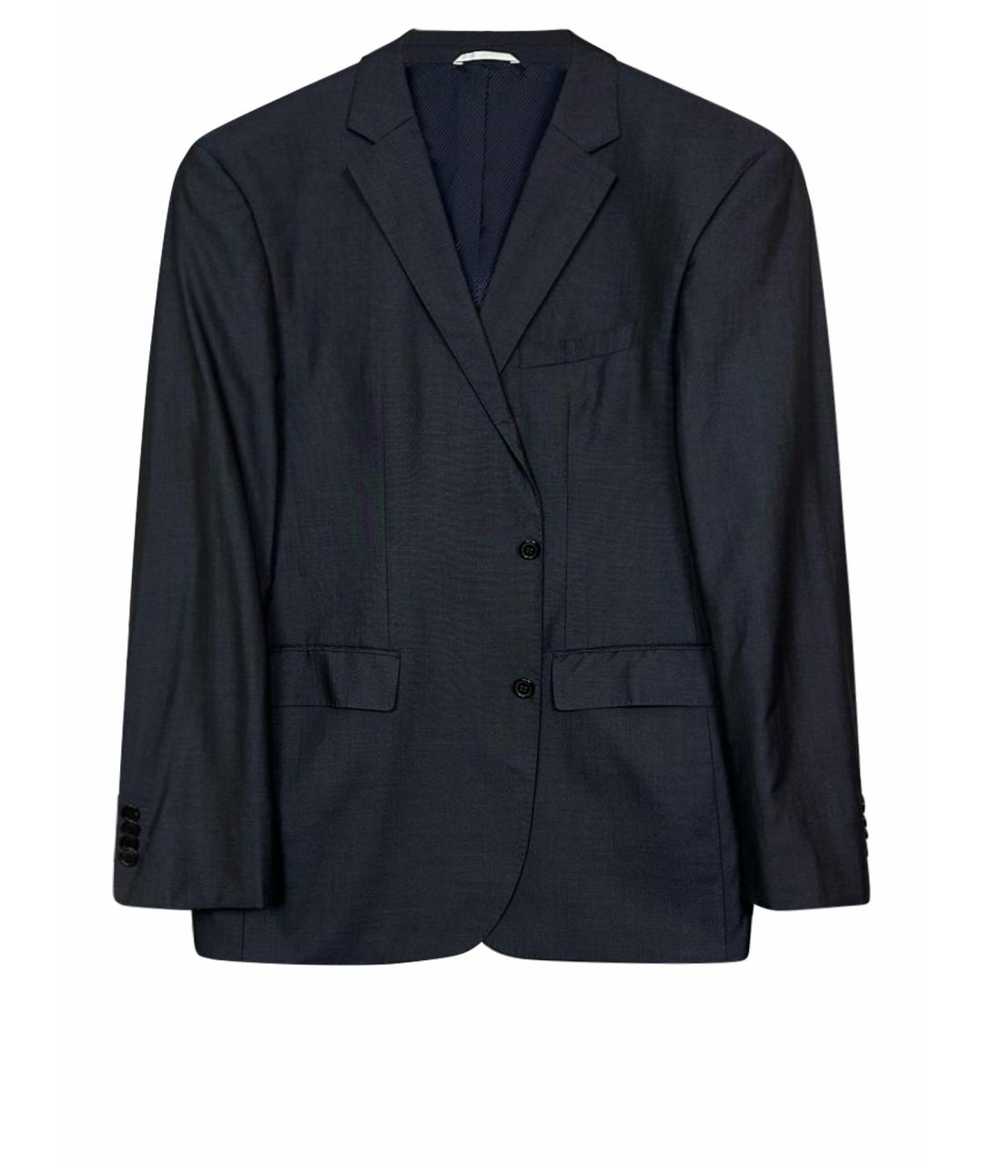 HUGO BOSS Антрацитовый шерстяной пиджак, фото 1