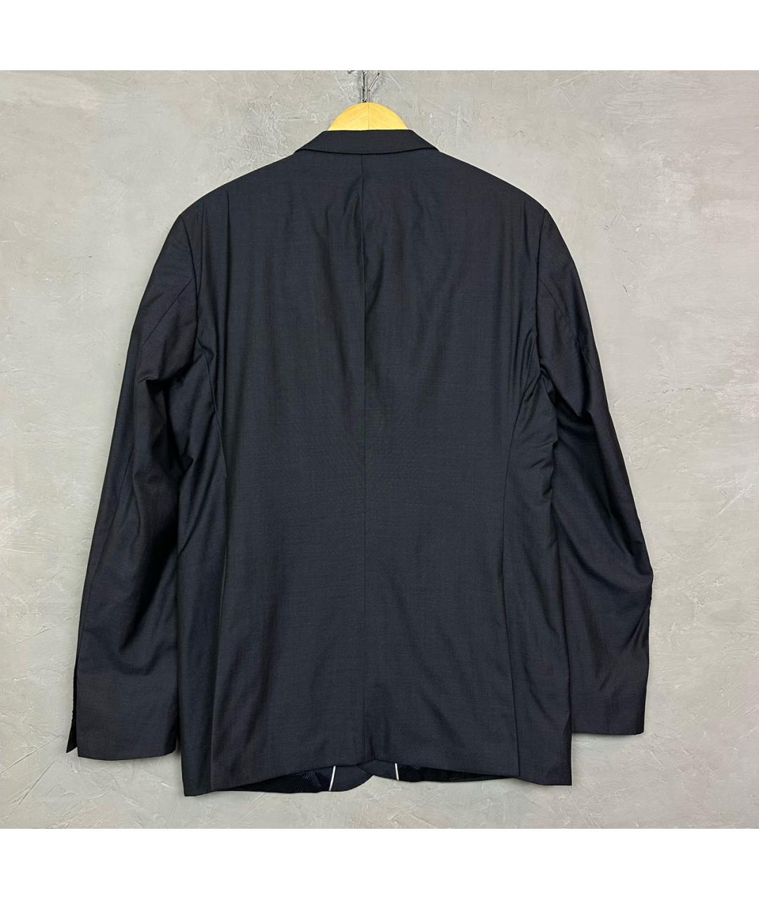 HUGO BOSS Антрацитовый шерстяной пиджак, фото 3