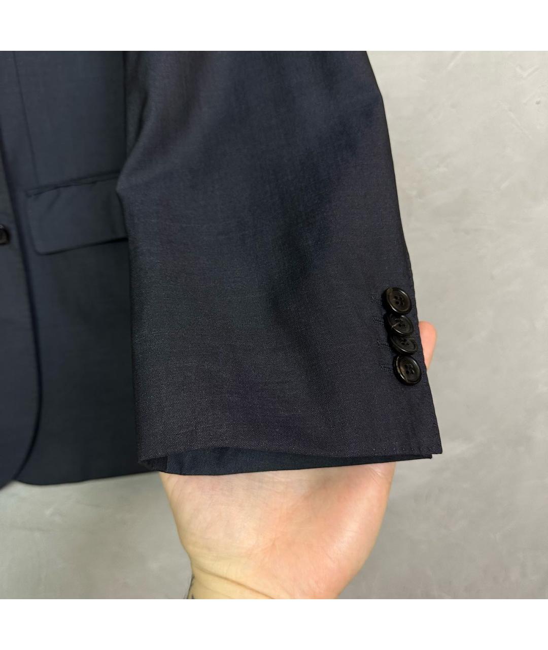 HUGO BOSS Антрацитовый шерстяной пиджак, фото 4
