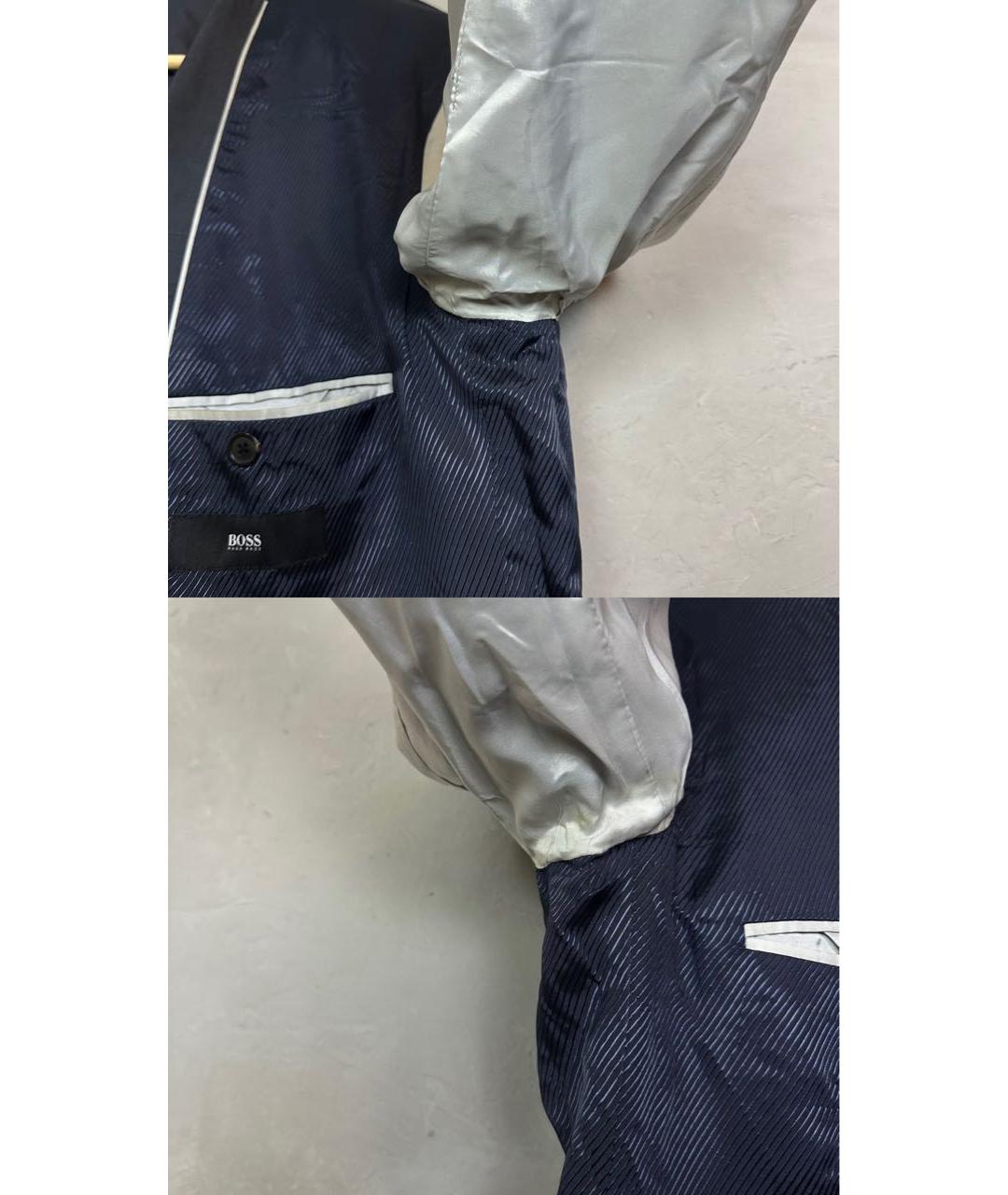 HUGO BOSS Антрацитовый шерстяной пиджак, фото 7