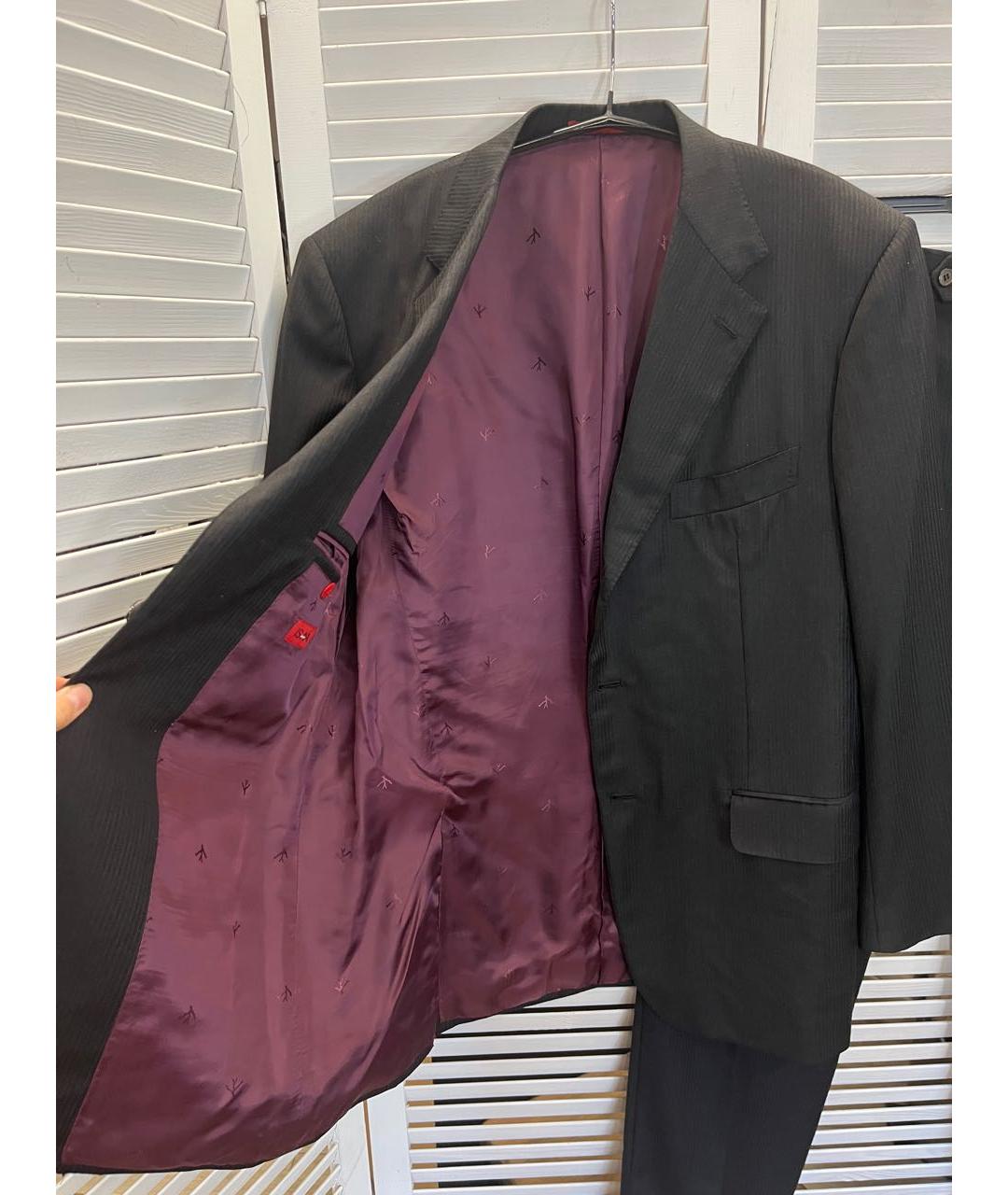 ISAIA Черный классический костюм, фото 4