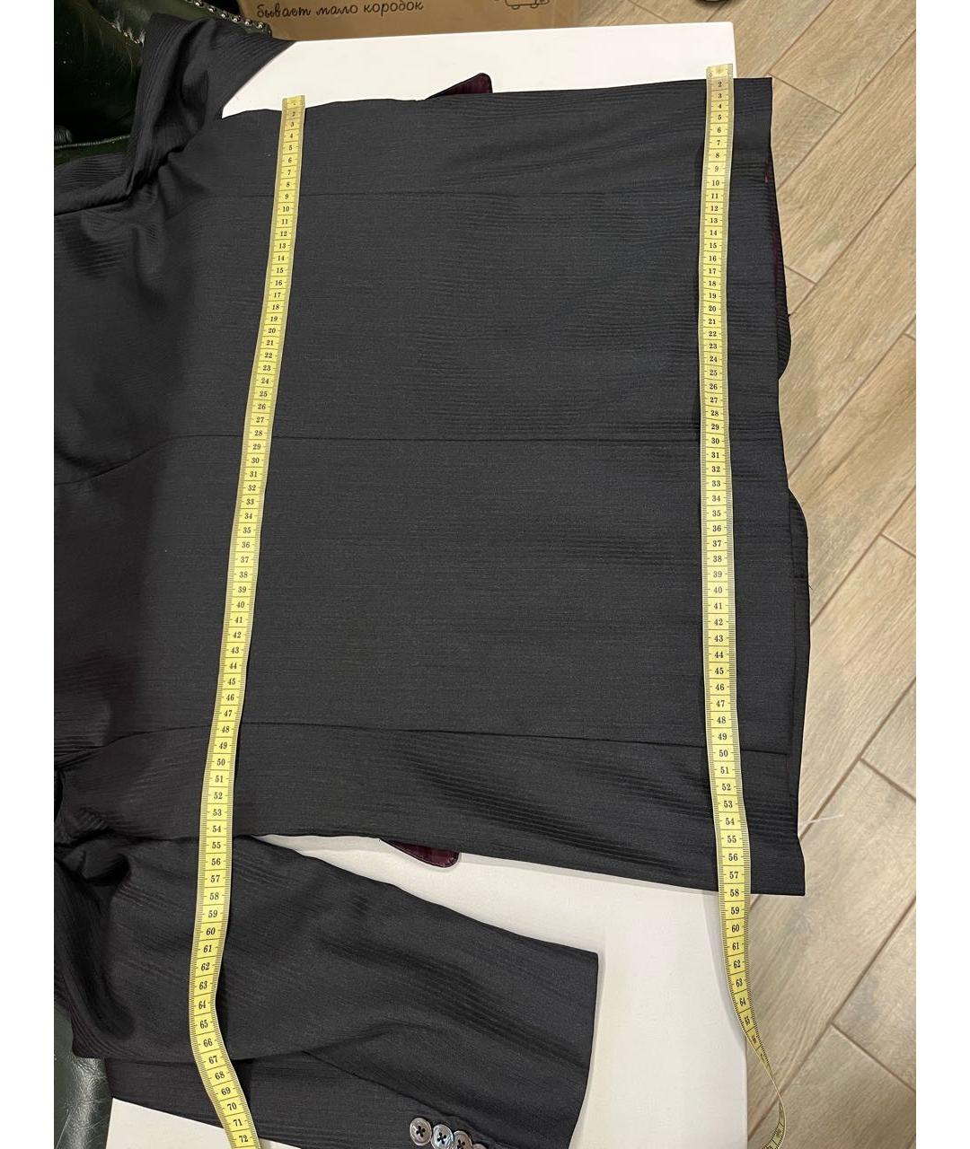 ISAIA Черный классический костюм, фото 7
