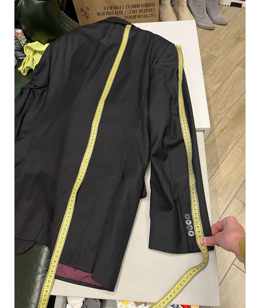 ISAIA Черный классический костюм, фото 5