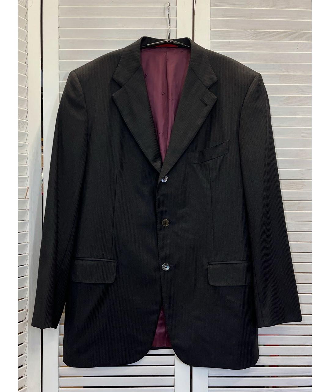 ISAIA Черный классический костюм, фото 9